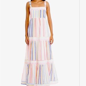 Banjanan Multicolor Striped Maxi Dress